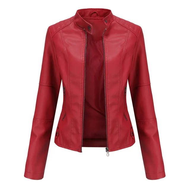 Jaqueta Feminina de Couro - Modern