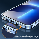 Case iPhone Magnética 360° com Tela Privacidade Anti-Curiosos