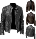 Jaqueta de Couro Masculina Racer