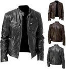 Jaqueta de Couro Masculina Racer