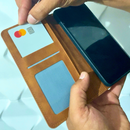 Case Samsung Carteira Couro 2 em 1 com Compartimentos