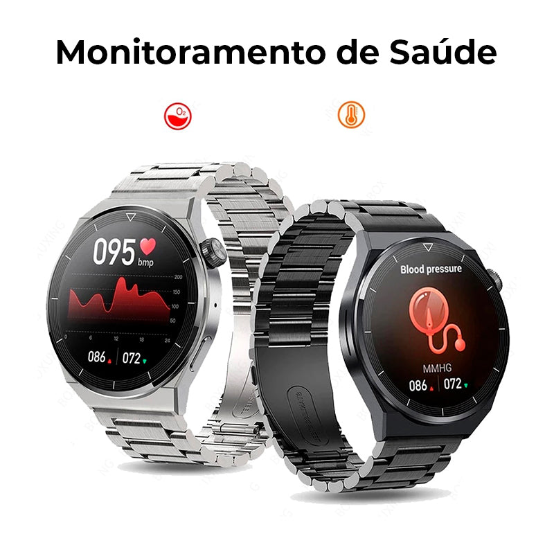 Smartwatch GTR3 PRO + 2 Pulseiras Extras