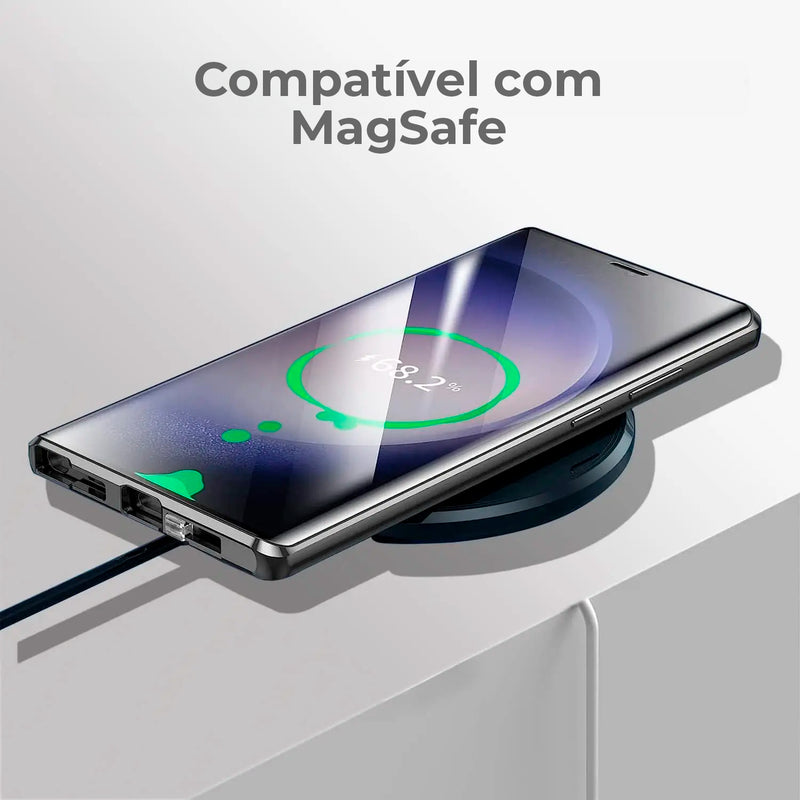 Case Samsung Magnética Blindada - Dupla Proteção 360º