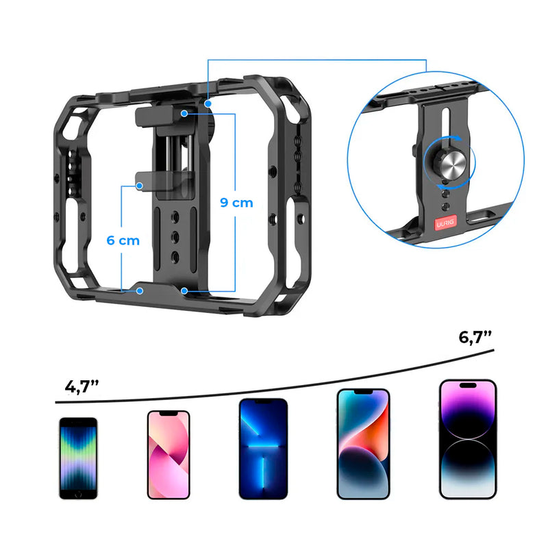 Kit de Filmagem Completo UURIG para Audiovisual