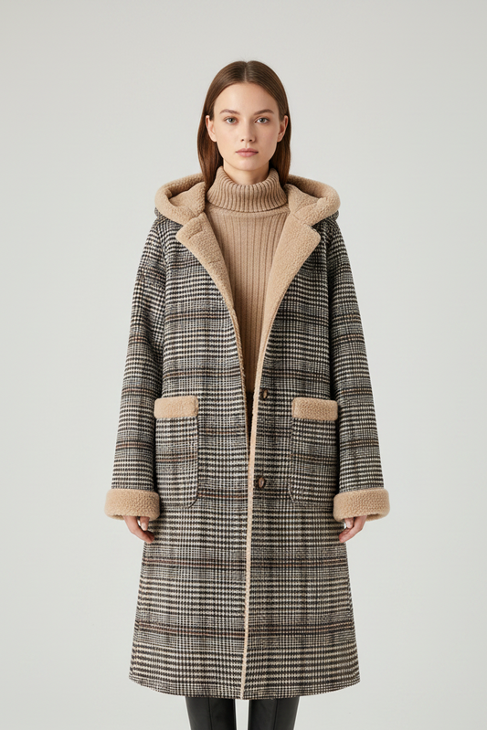 Casaco Feminino Forrado Elegante e Charmoso Elegance