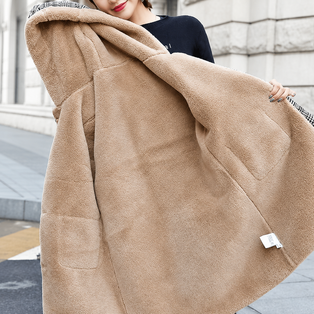 Casaco Feminino Forrado Elegante e Charmoso Elegance