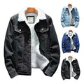 Jaqueta Jeans Masculina Inverno com Lã Interna