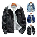 Jaqueta Jeans Masculina Inverno com Lã Interna