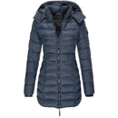 Casaco Feminino de Inverno com Capuz e Zíper - Acolhedor, Elegante e Leve - (Promoção de Inverno 2026)