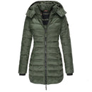 Casaco Feminino de Inverno com Capuz e Zíper - Acolhedor, Elegante e Leve - (Promoção de Inverno 2026)