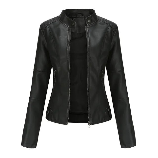 Jaqueta Feminina de Couro - Modern