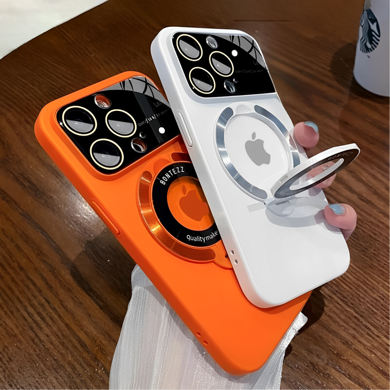 Case iPhone Magsafe com Proteção de Câmeras e Suporte