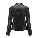 Jaqueta Feminina Estilo Biker com Zíper Luxy - (Promoção de Inverno 2026)