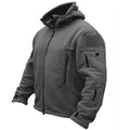 Jaqueta Masculina Tática com Capuz e Forro Fleece