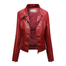 Jaqueta Feminina Slim com Gola Alta Estilo Biker - (Promoção de Inverno 2026)