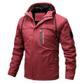 Jaqueta Masculina de Inverno com Capuz Estilo Parka Forrada