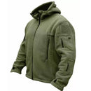 Jaqueta Masculina Tática com Capuz e Forro Fleece