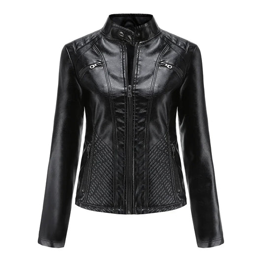 Jaqueta Feminina Casual com Zíper Estilo Streetwear - (Promoção de Inverno 2026)