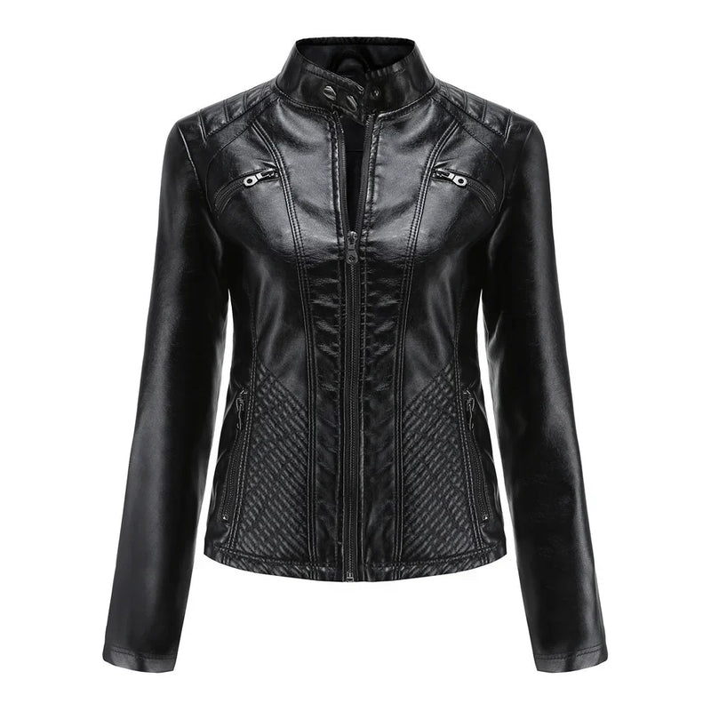 Jaqueta Feminina Casual com Zíper Estilo Streetwear - (Promoção de Inverno 2026)