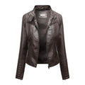 Jaqueta Feminina Slim com Gola Alta Estilo Biker - (Promoção de Inverno 2026)
