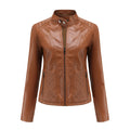 Jaqueta Feminina Estilo Biker com Zíper Luxy - (Promoção de Inverno 2026)