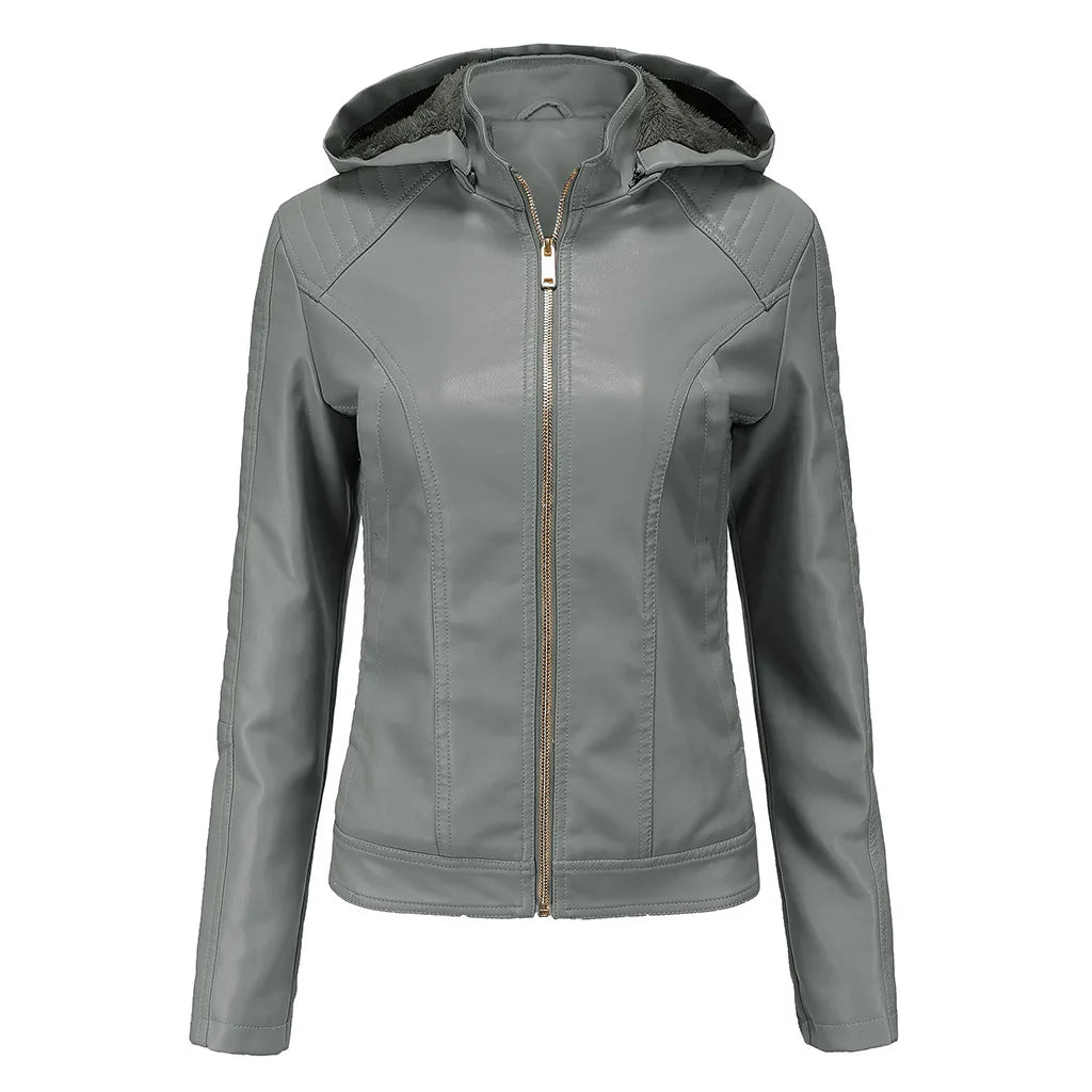 Jaqueta Feminina Oversized com Capuz de Inverno - (Promoção de Inverno 2026)