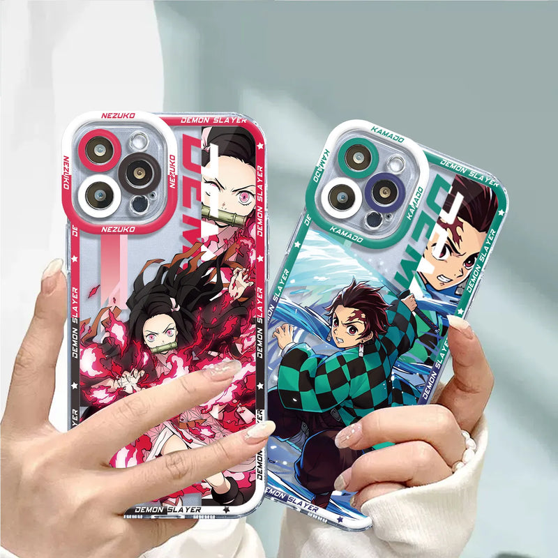 Case iPhone Demon Slayer Personagens