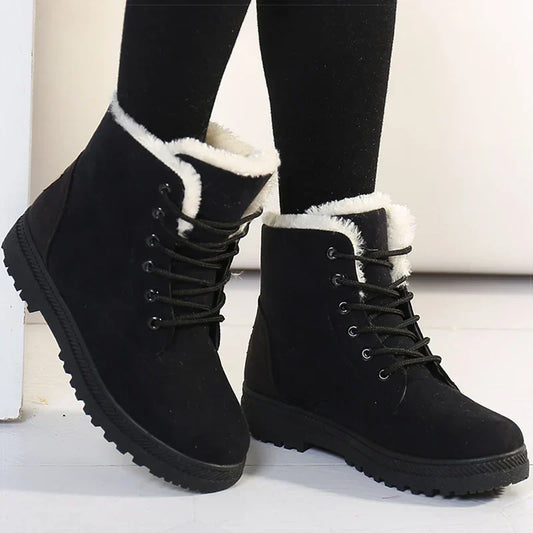 Bota Feminina Para Inverno Cano Curto