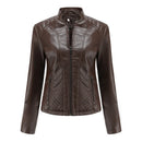 Jaqueta Feminina Estilo Biker com Zíper Luxy - (Promoção de Inverno 2026)