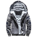 Jaqueta Masculina Camuflada com Capuz