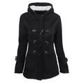 Casaco Feminino Básico com Capuz e Zíper - Sobretudo Casual para Outono/Inverno - (Promoção de Inverno 2026)