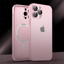 Case iPhone Vidro Temperado Fosco MagSafe Vitra Pro