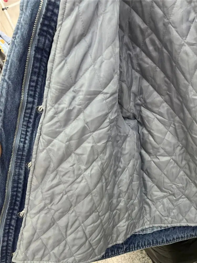 Casaco Feminino Jeans Para Inverno Peluciado Confortável – (Promoção de Inverno 2026)