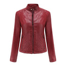 Jaqueta Feminina Estilo Biker com Zíper Luxy - (Promoção de Inverno 2026)
