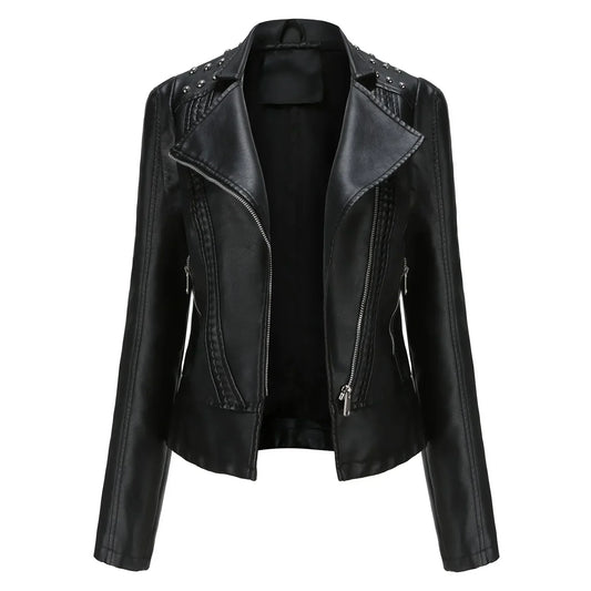 Jaqueta Feminina Fashion Style Estilo Biker com Zíper - (Promoção de Inverno 2026)