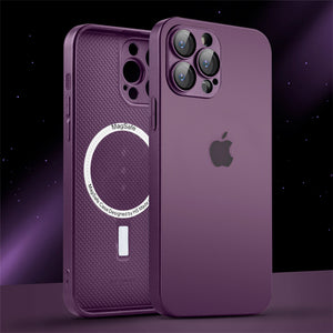Case iPhone de Vidro Temperado Fosco - Vitra Pro MagSafe