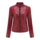Jaqueta Feminina Estilo Biker com Zíper Luxy - (Promoção de Inverno 2026)