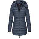 Casaco Feminino de Inverno com Capuz e Zíper - Acolhedor, Elegante e Leve - (Promoção de Inverno 2026)