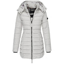 Casaco Feminino de Inverno com Capuz e Zíper - Acolhedor, Elegante e Leve - (Promoção de Inverno 2026)