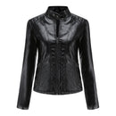 Jaqueta Feminina Estilo Biker com Zíper Luxy - (Promoção de Inverno 2026)