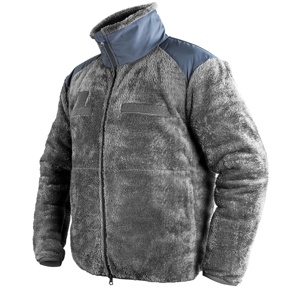 Jaqueta Masculina Tática com Forro Fleece Térmico para Inverno