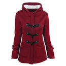Casaco Feminino Básico com Capuz e Zíper - Sobretudo Casual para Outono/Inverno - (Promoção de Inverno 2026)