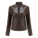Jaqueta Feminina Estilo Biker com Zíper Luxy - (Promoção de Inverno 2026)