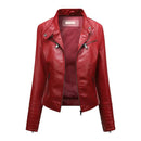 Jaqueta Feminina Slim com Gola Alta Estilo Biker - (Promoção de Inverno 2026)