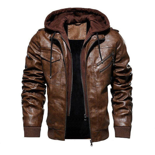 Jaqueta Masculina de Couro Maverick