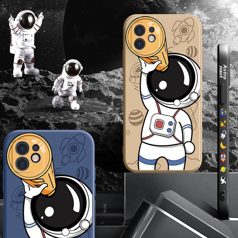 Case iPhone Astronauta com Cordão