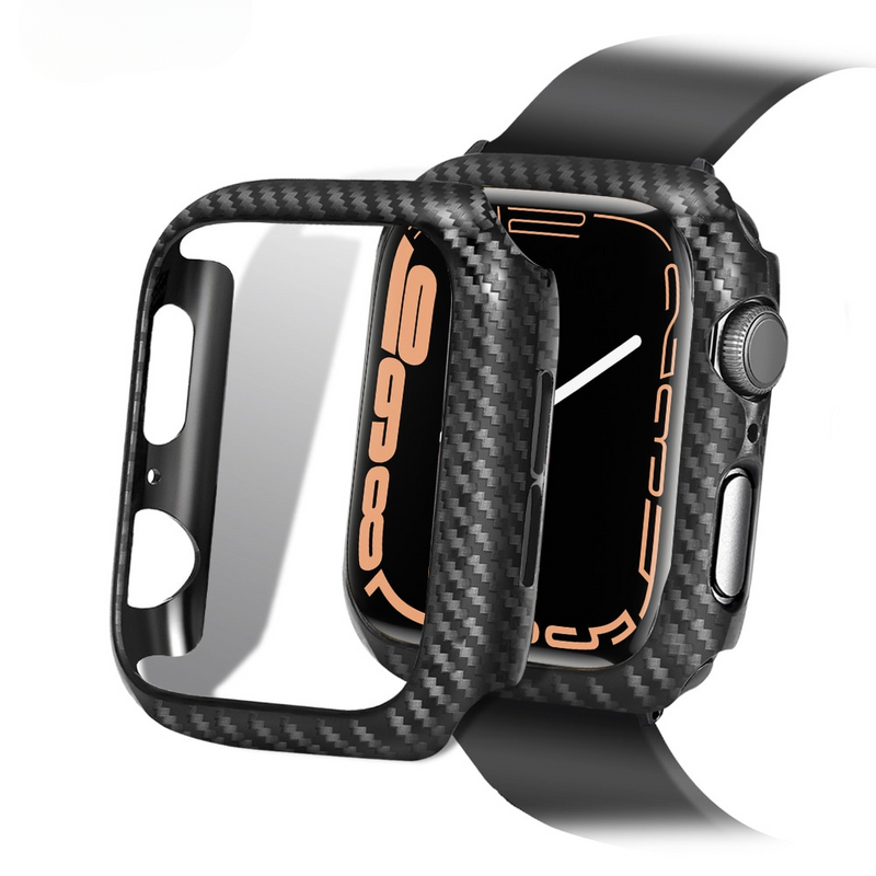 Case Protetora Apple Watch Fibra de Carbono Anti Impacto