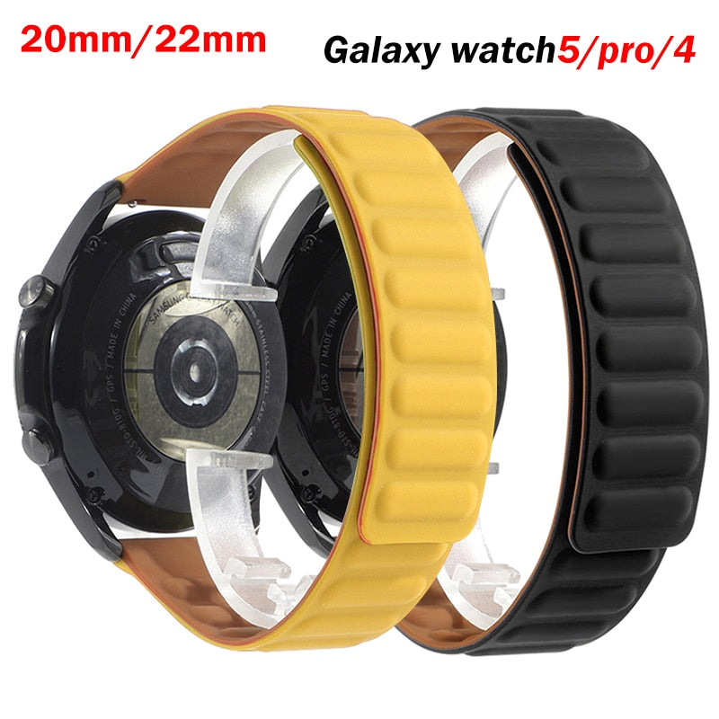 Pulseira Samsung Galaxy Watch Silicone com Fecho Magnético