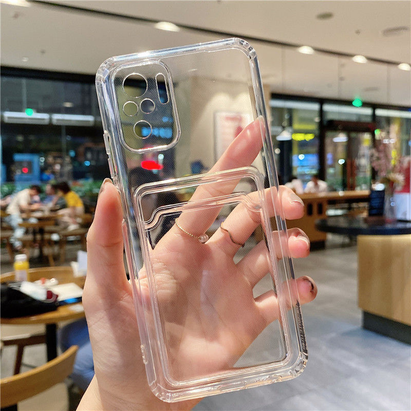Case Samsung Transparente com Slot para Cartão
