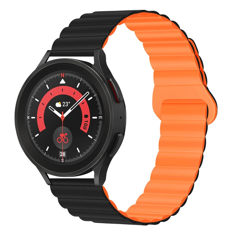 Pulseira Samsung Galaxy Watch Silicone com Fecho Magnético